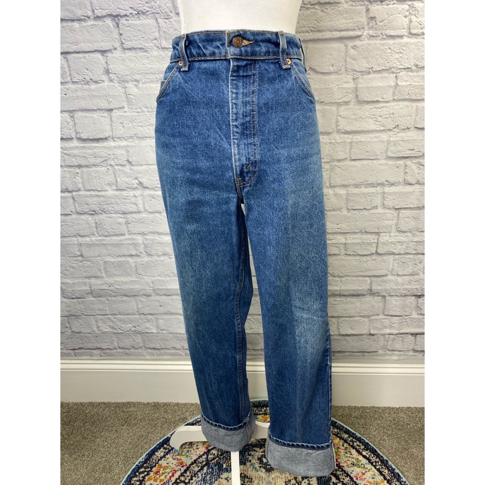 Vintage 1994 Levi’s Orange Tab 505s Regular Fit Straight Leg Medium Wash Jeans
